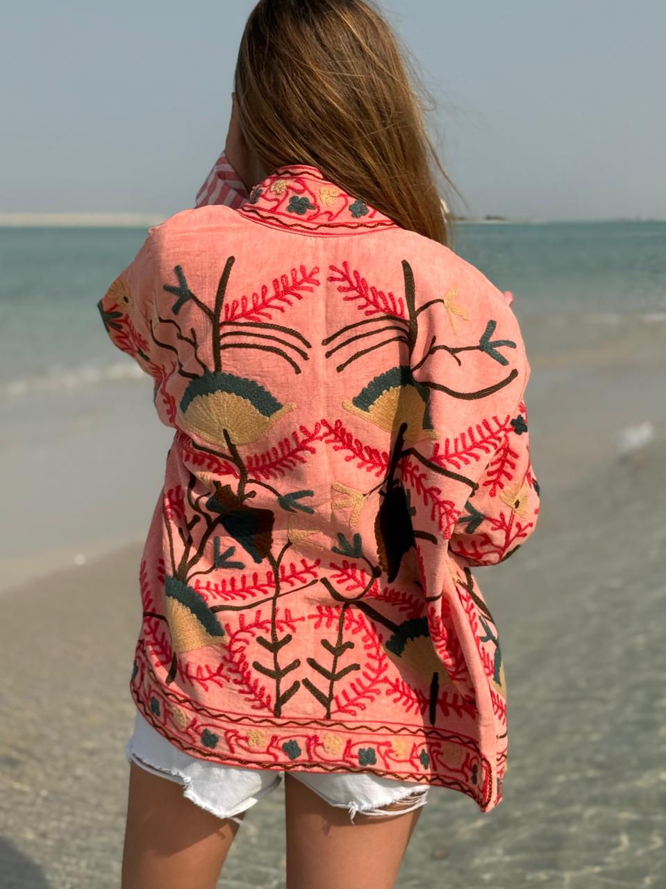 Miniature : Veste brodée Coton