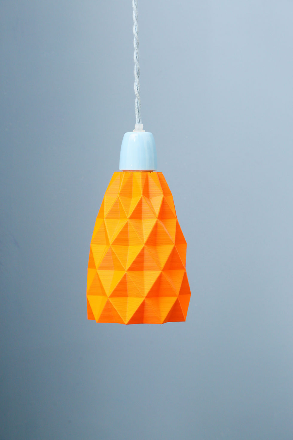 Thumbnail: Geometric Lampshade (3D printed using recycled materials)