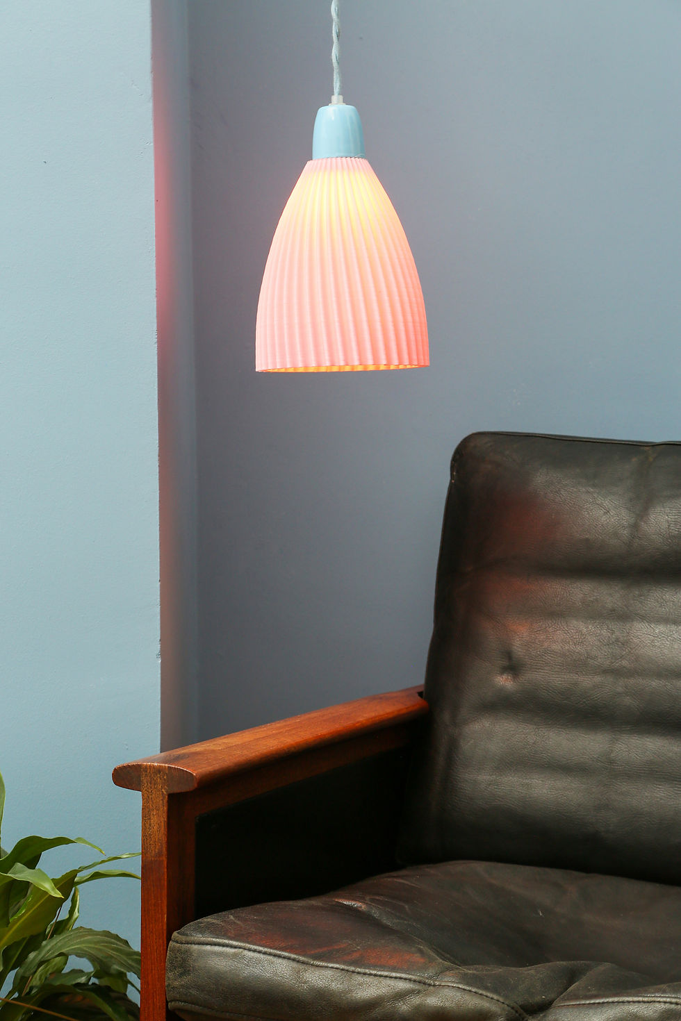 Thumbnail: Fluted Lampshade (3D printed using recycled materials)