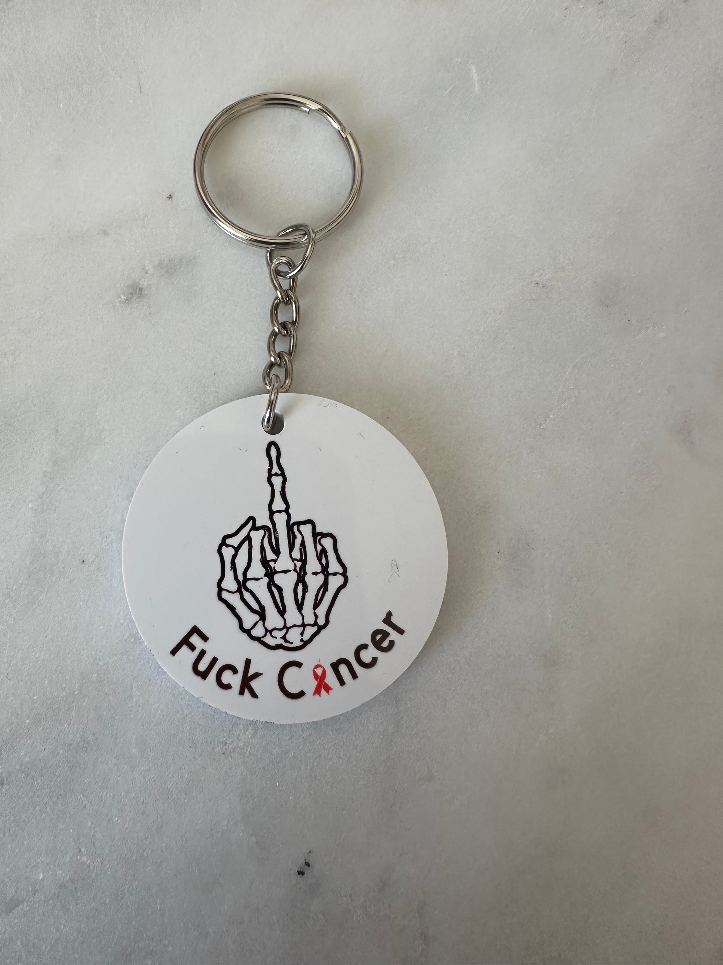 Porte-clé Fuck Cancer