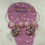 Miniature : Boucles d'oreilles créoles noeud de sorcière et pierre