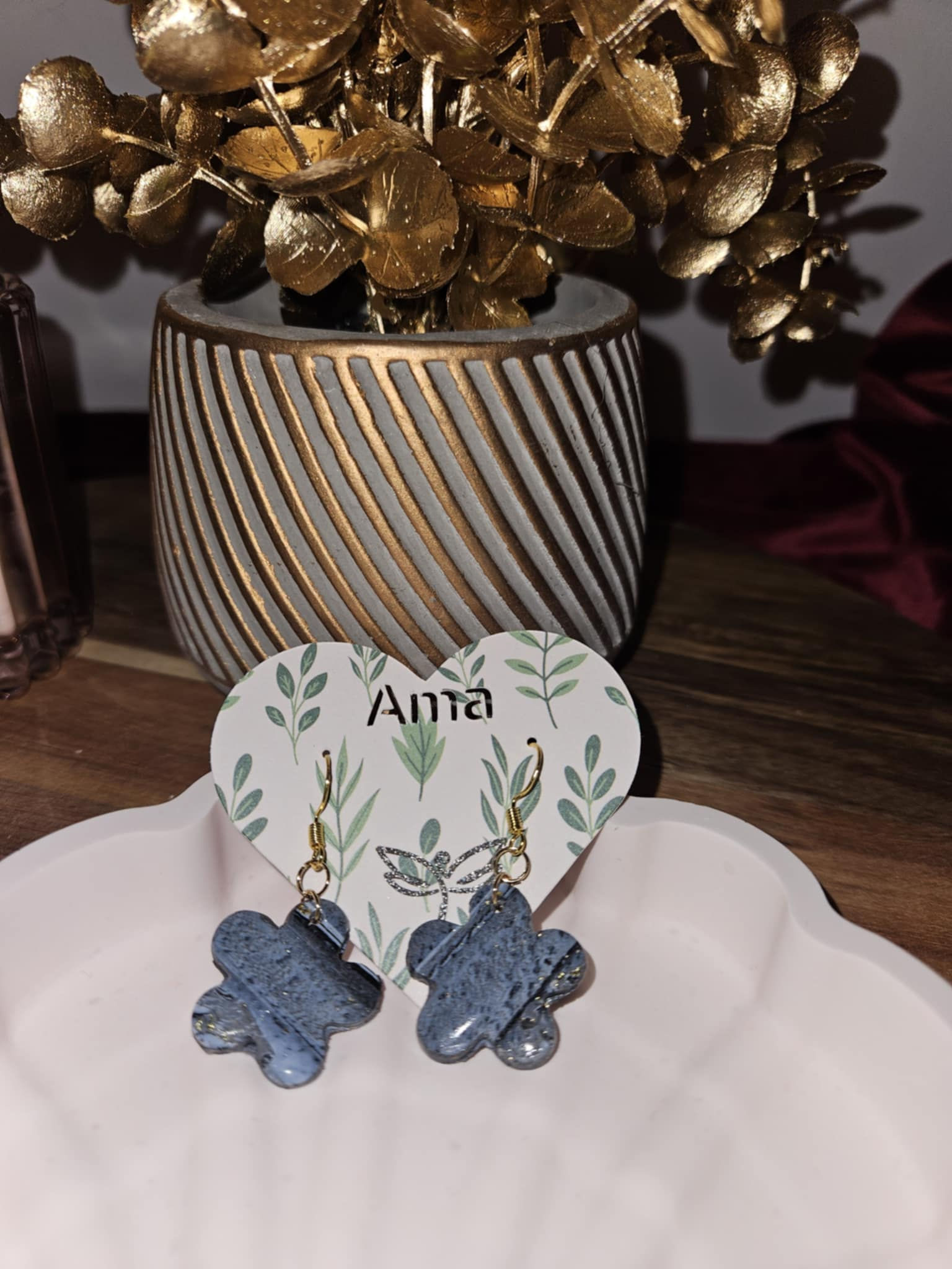 Boucles d'oreilles fleurs