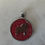 Miniature : Pendentif rond inclusion dala et papier Népalais