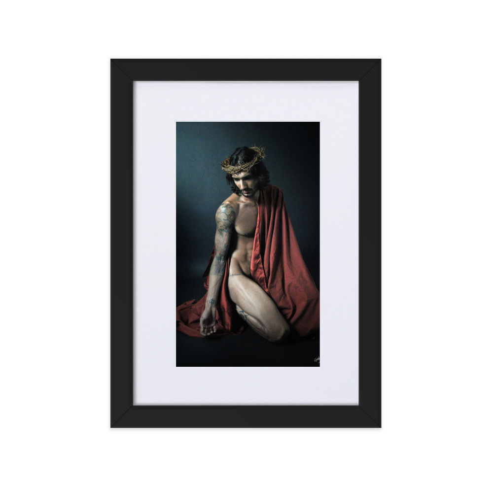Matte Paper Framed Poster With Mat