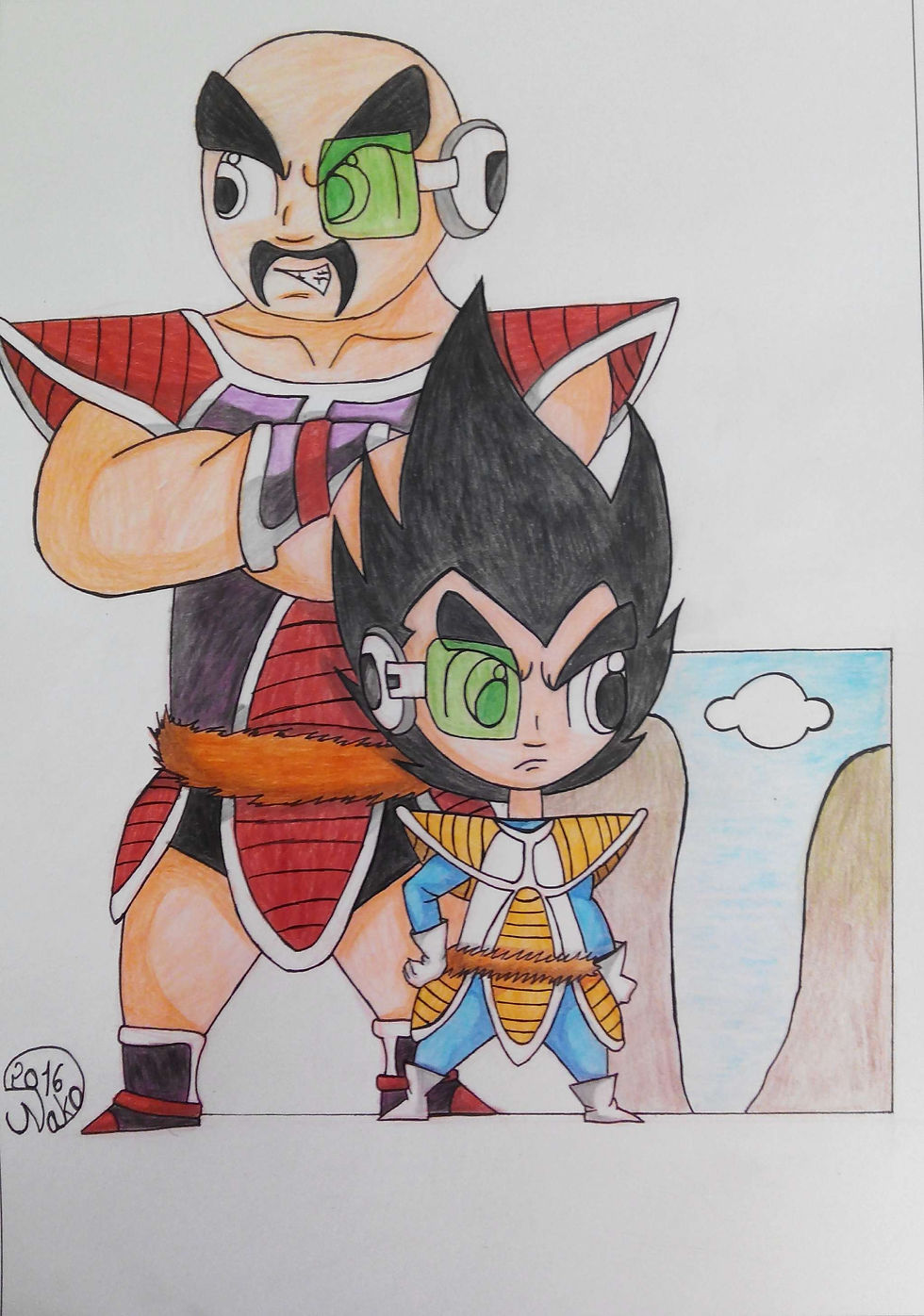 Vegeta y Nappa