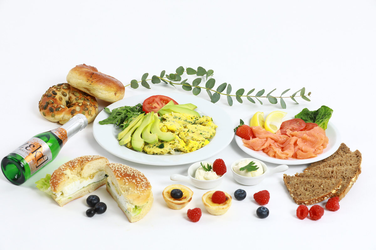Arranged Food and Objects