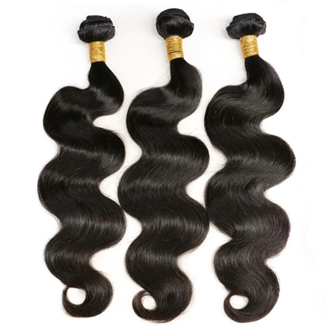 縮圖：Natural Black Body Wave Bundles 3-In-1 Package