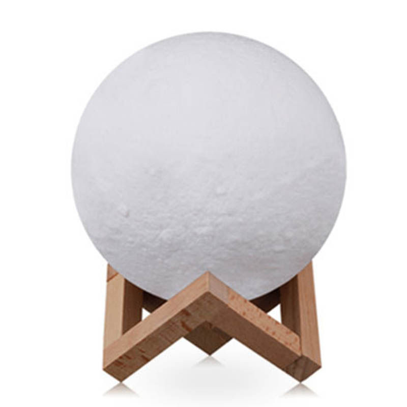 Thumbnail: Aroma Oil Diffuser Mini 3D Moon Lamp Ultrasonic Home Room Air Humidifier