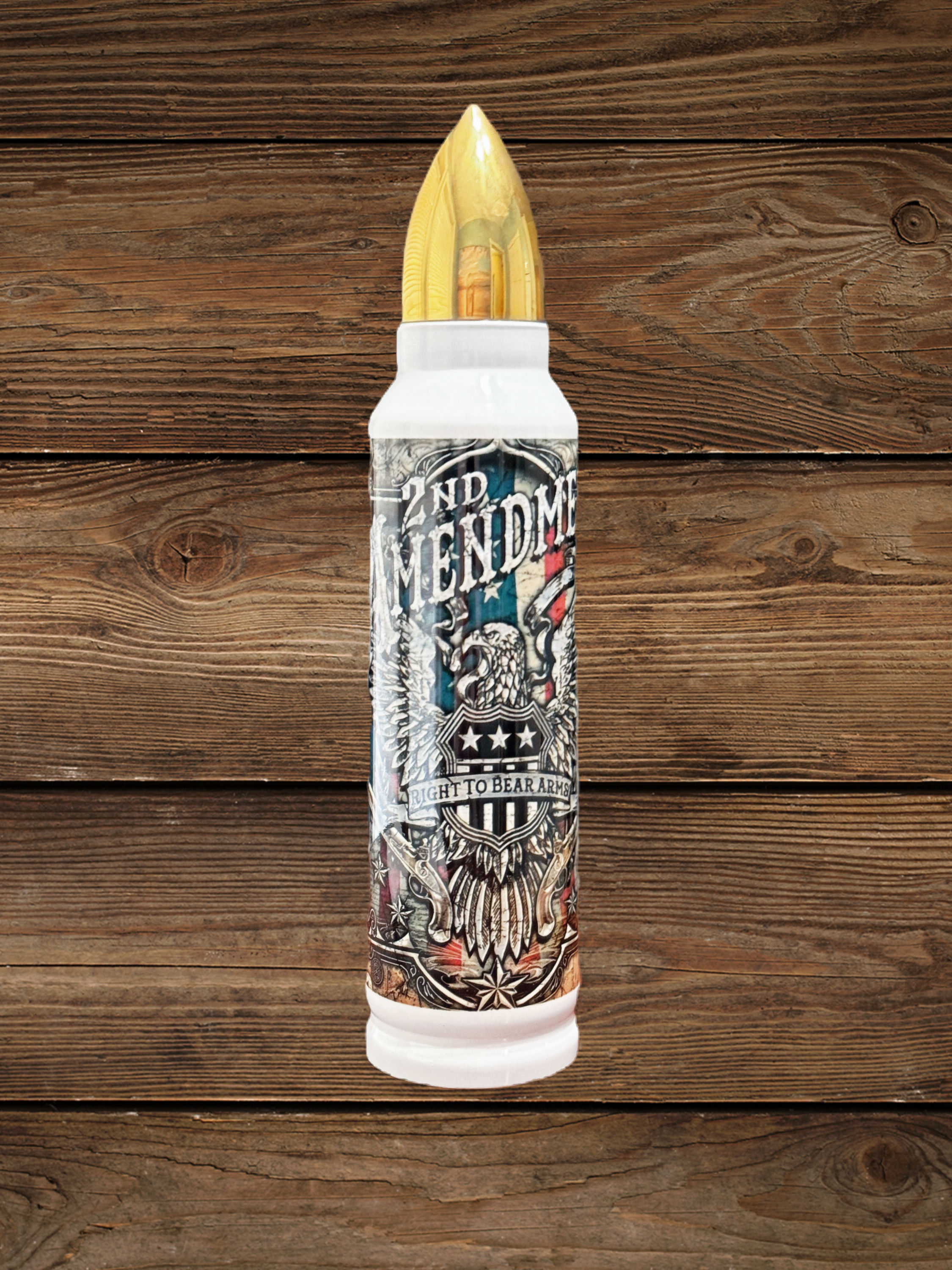 32 oz Bullet Shaped thermos style Tumbler