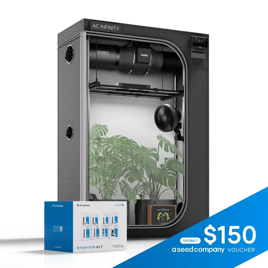 AI Cultivator 2-Plant Kit, Grow Tent System PRO 2x4 with Athena®