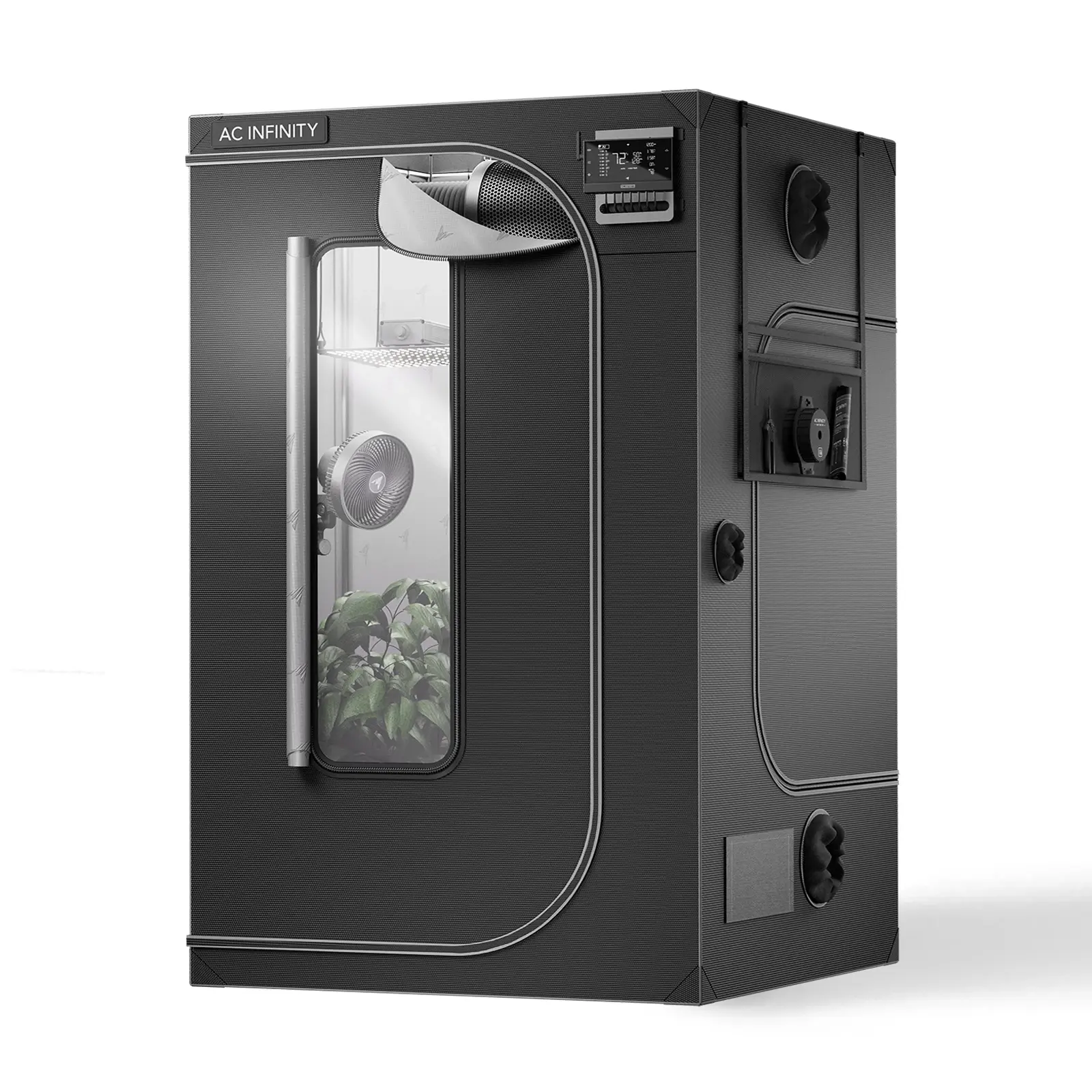 AC Infinity CLOUDLAB 864D, 2-in-1 Advance Grow Tent 5x4, Canvas 96" x 48" x 80"