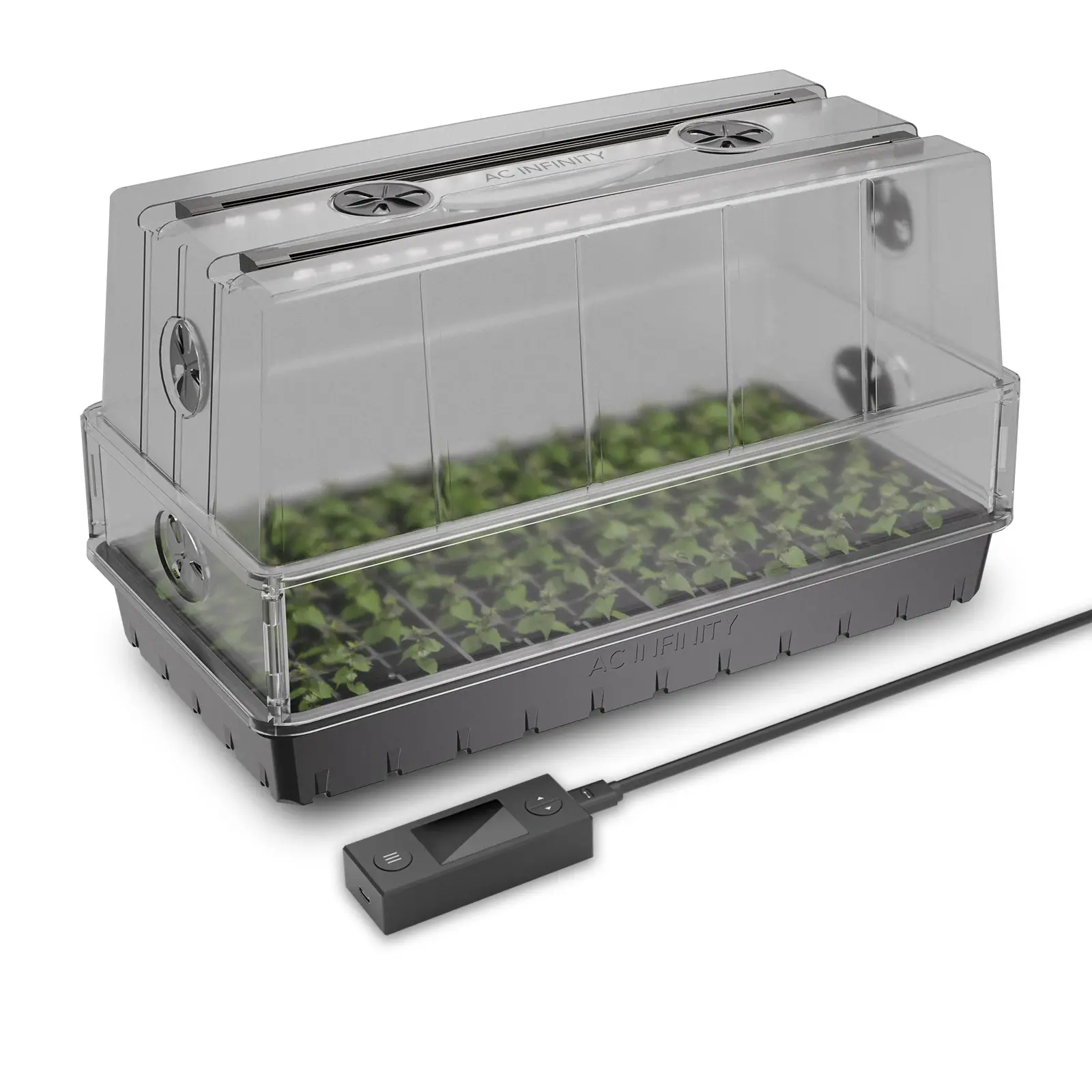 AC Infinity Heavy-Duty Humidity Dome 6x12 Kit with LED Lighting