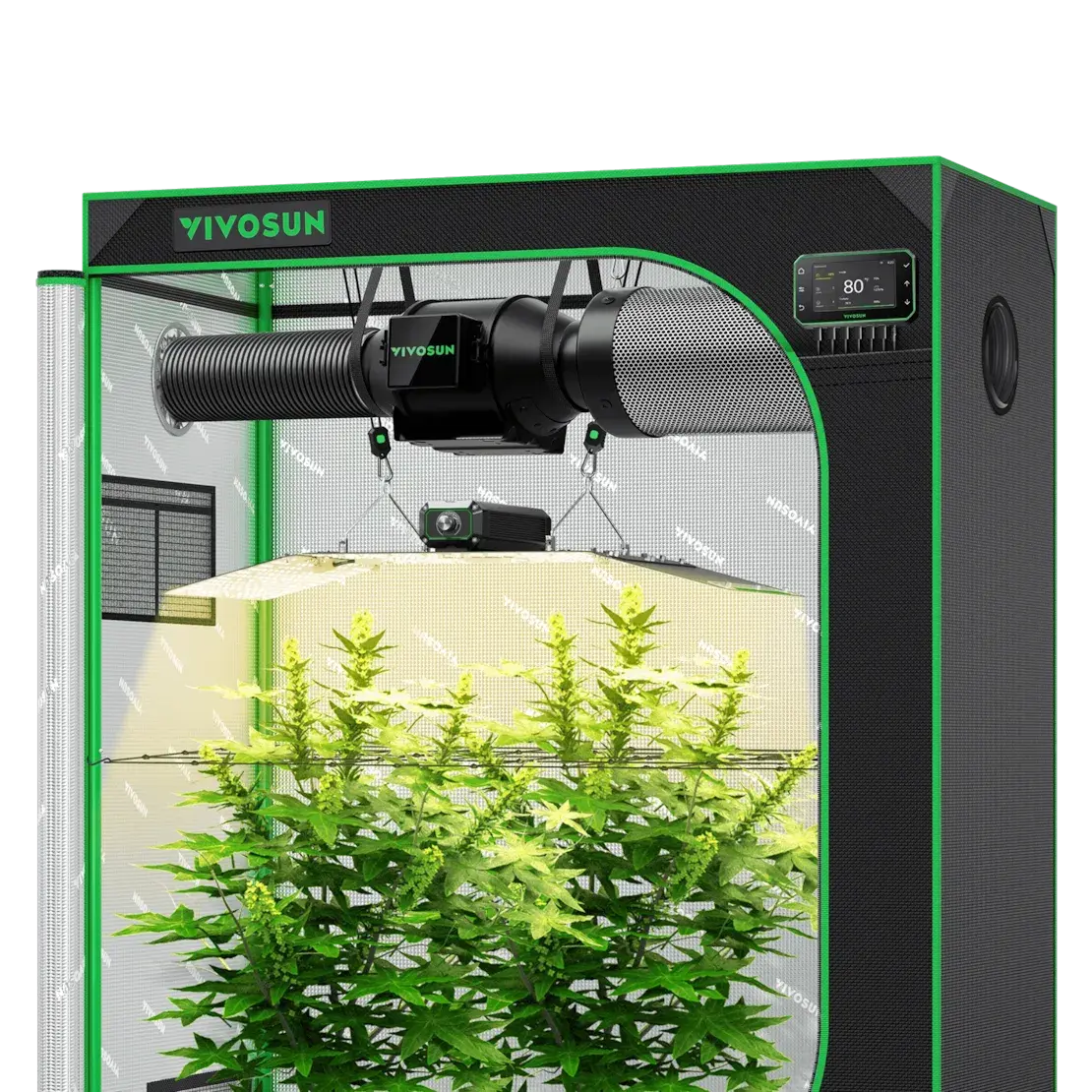 Vivosun Smart Grow Tent Kit, 4 × 2ft 2-Plant System