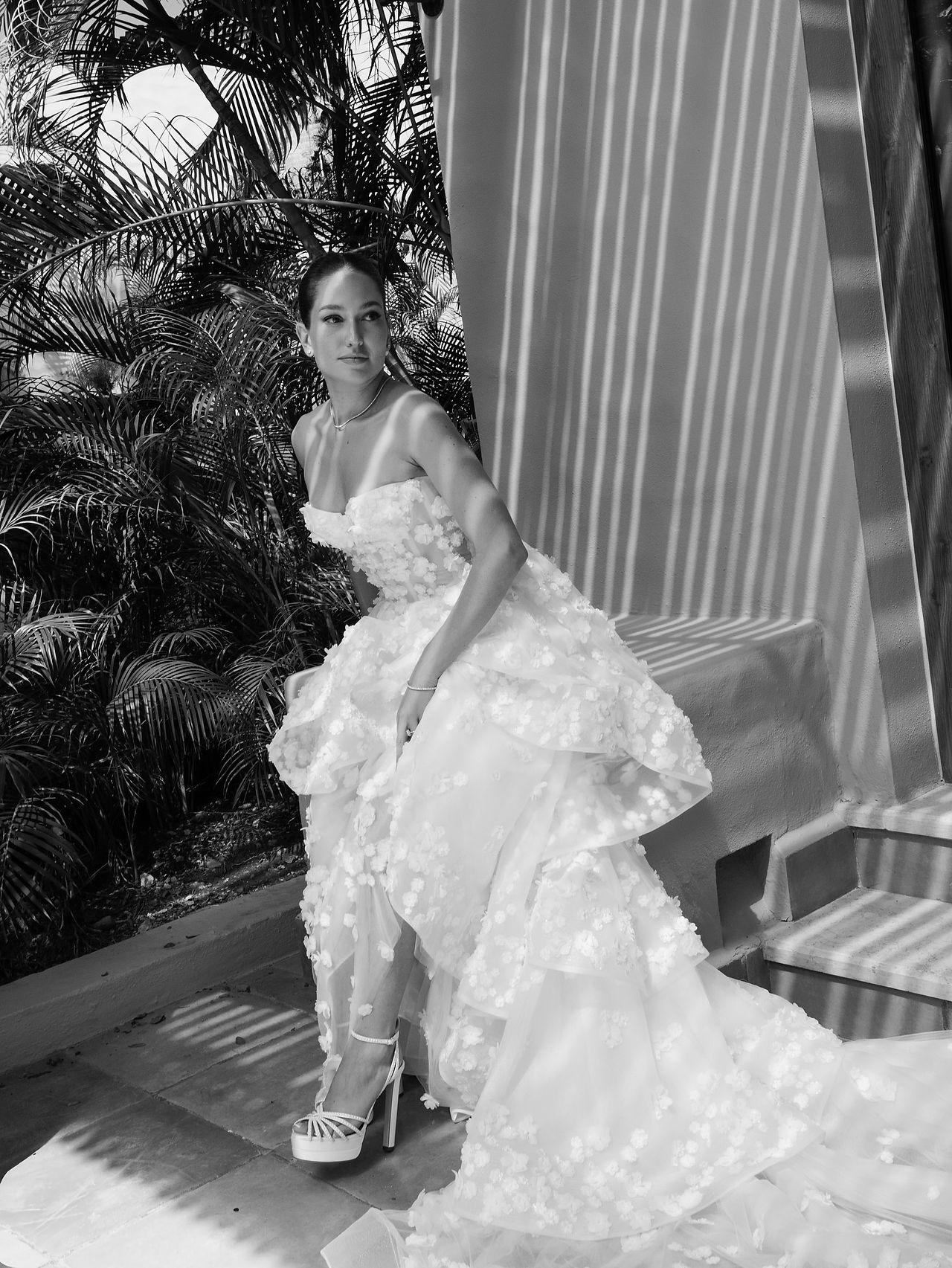 The bride in St. Regis Punta Mita Resort