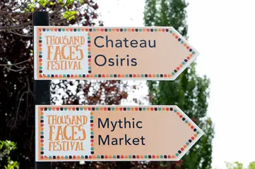 Festival signage