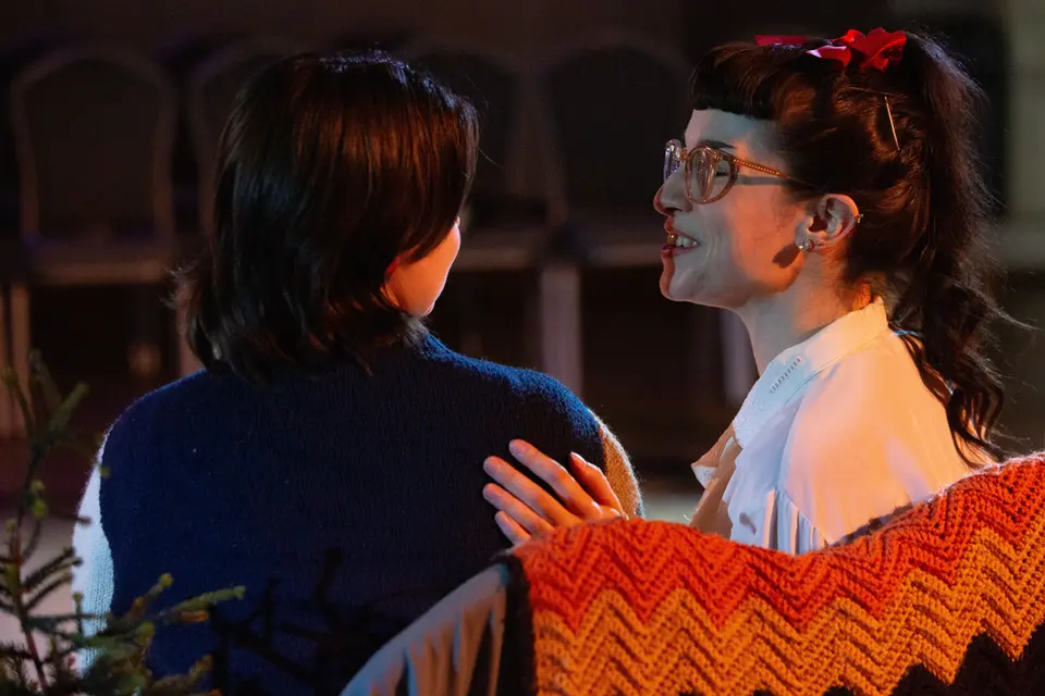 Rhiannon Eldridge performing in "Rebel Rebel"