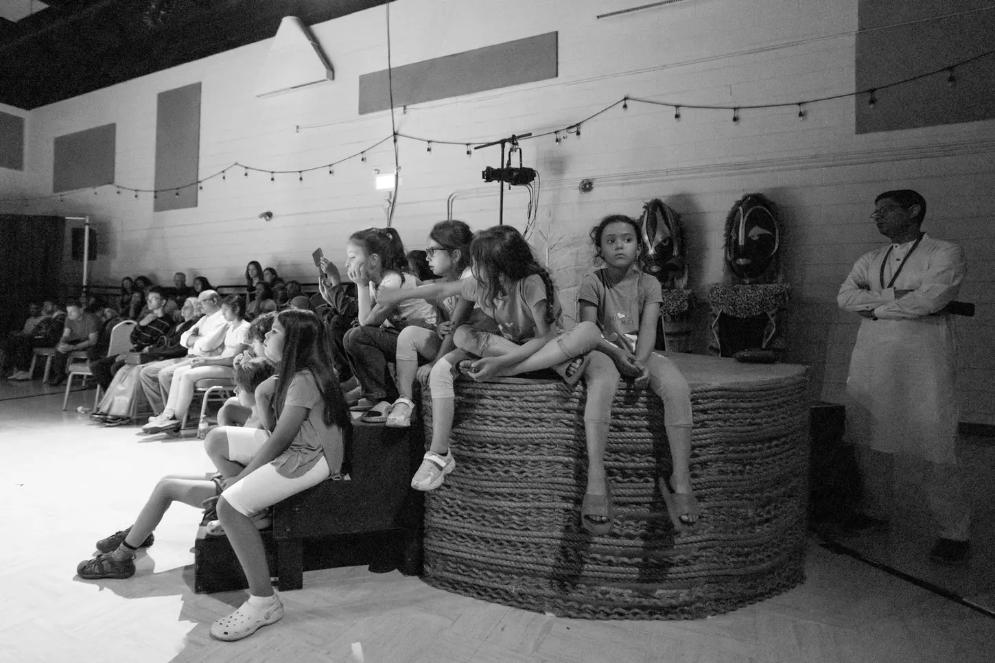 An audience watching the 2024 Mythic Treasures Cabaret
