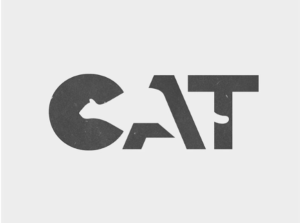 A imagem motra uma logo com um gato dentro