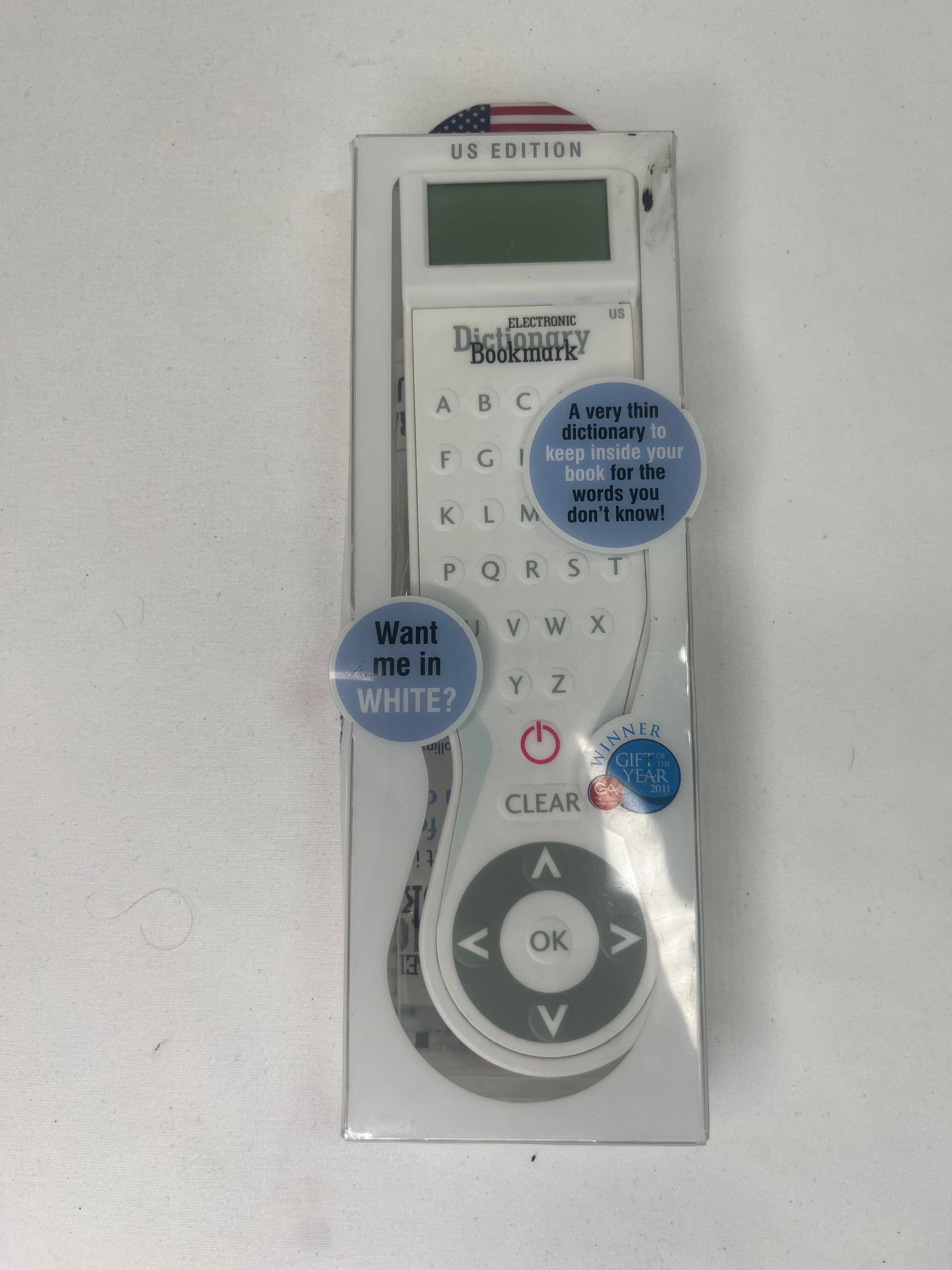 Collins Pocket Webster Electronic Dictionary Bookmark-U.S. Edition