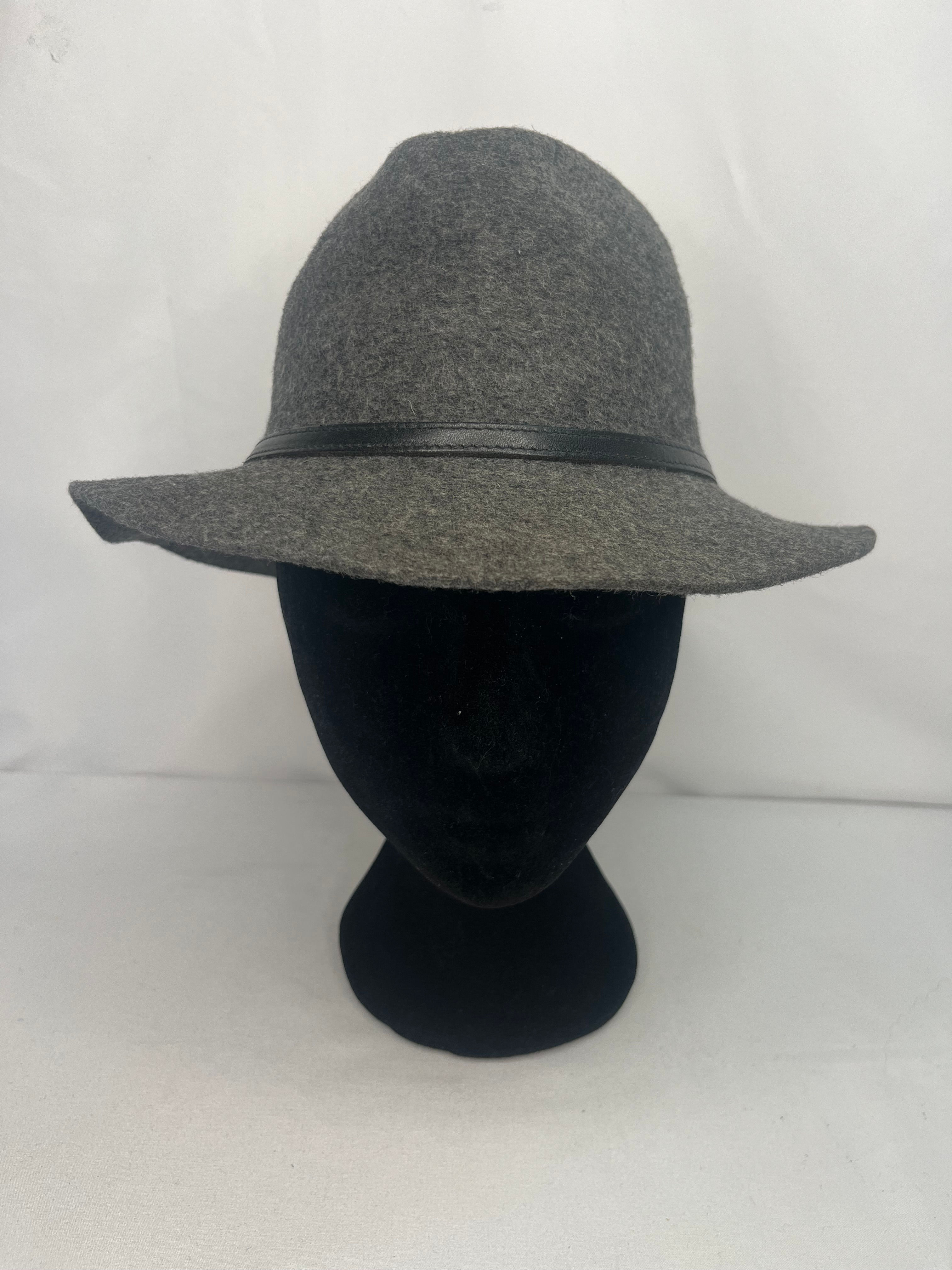 Men’s Vintage Dobbs Fifth Avenue New York “DAWSON” Gray Fedora -100% Pure Wool