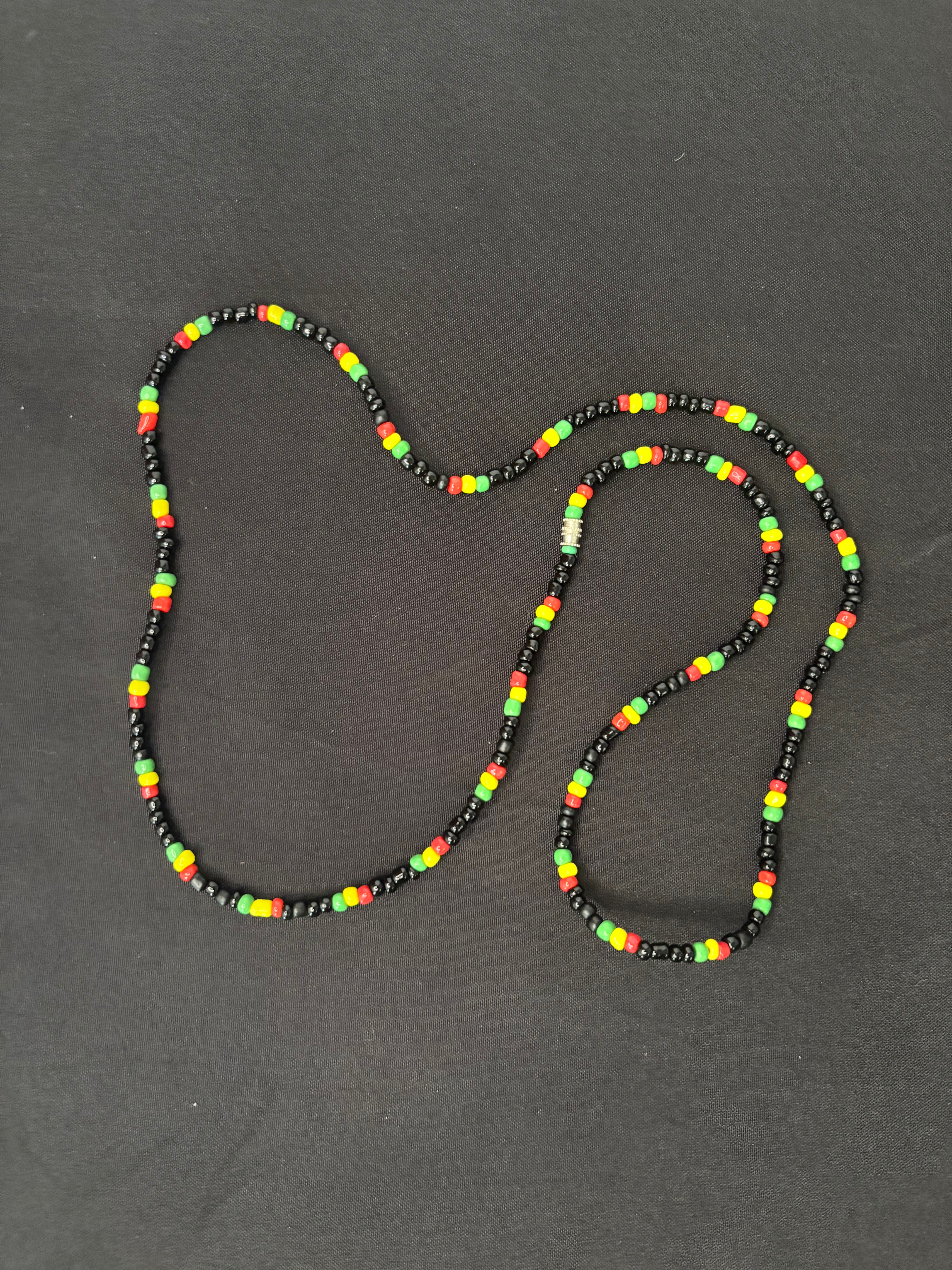 Handcrafted Rasta Beaded Necklace-Wear the Spirit of Culture
