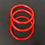 Thumbnail: Elegant Red Glossy Bangle Set – Pack of 3
