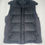 Thumbnail: GAP Unisex Black Down Puffer Vest-Fleece-Lined Pockets, Inner Pocket, Snap & Zip