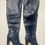 Thumbnail: Shoe Dazzle Blue Thigh-High Boots-Gold Toe & Buckle