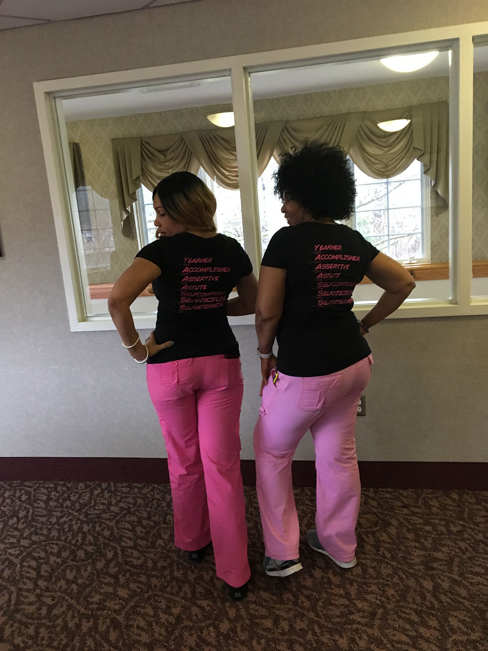 Thumbnail: YAAASSS V-NECK WOMEN EMPOWERMENT T-SHIRT