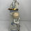 Thumbnail: Vintage Victorian Colonial Mantle Quartz Porcelain Clock- Blue & white Design