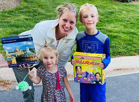 WELCOMED - Families & Their Kids Donating Toys .JPG