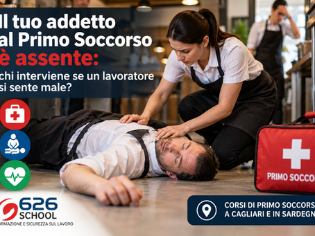Il tuo addetto al Primo Soccorso è assente: chi interviene se un lavoratore si sente male?