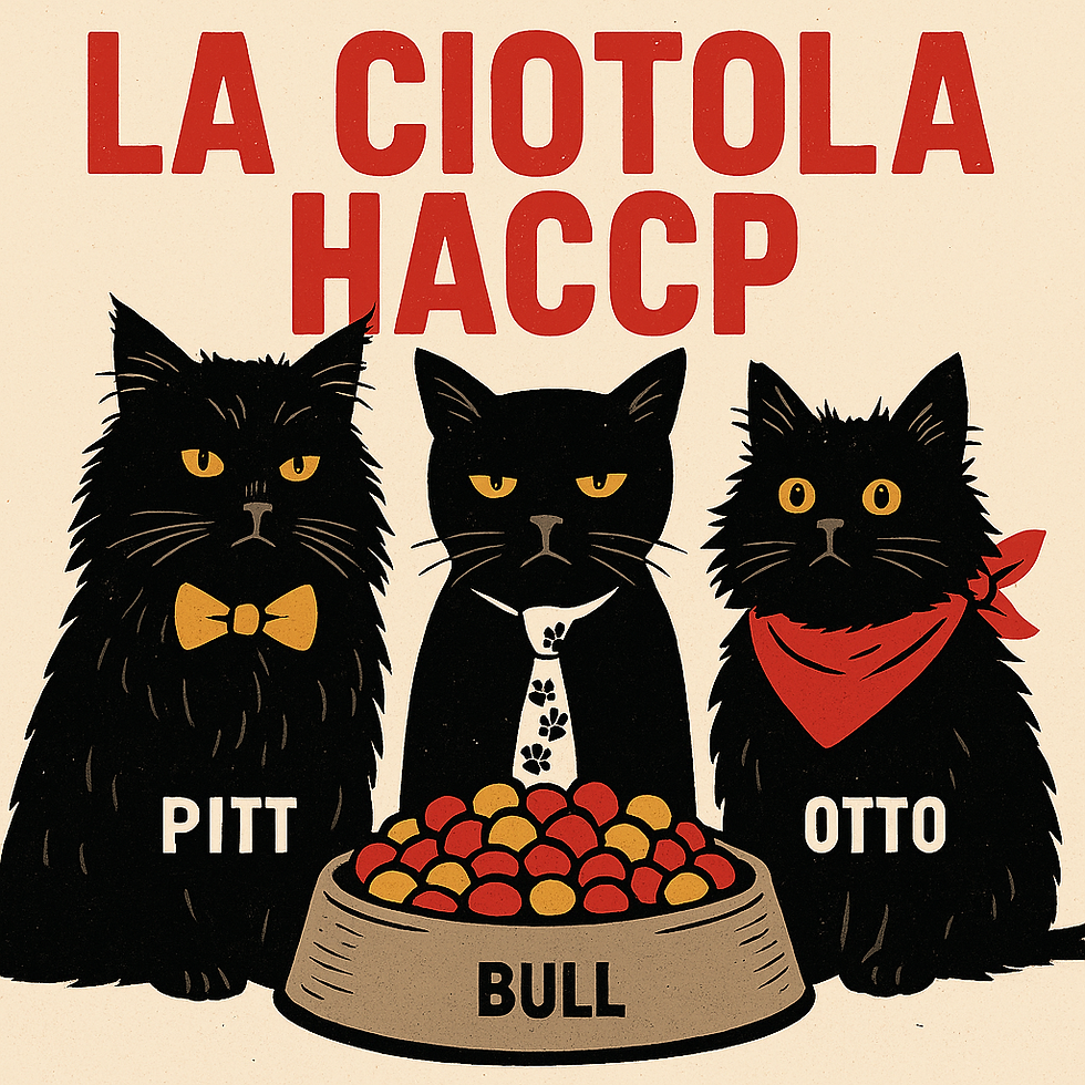 LA VOCE DEI GATTI DI 626 SCHOOL - La ciotola HACCP