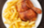 CUARTO DE POLLO TUTO CON PAPAS