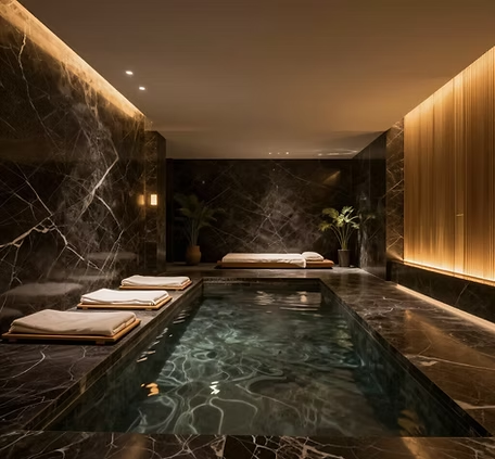 Elegantes Spa mit Pool