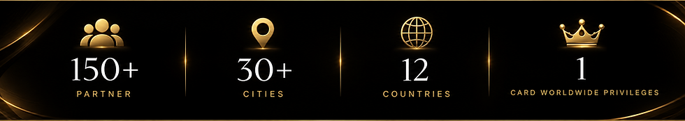 Statistikbanner mit goldenen Kennzahlen auf schwarzem Hintergrund