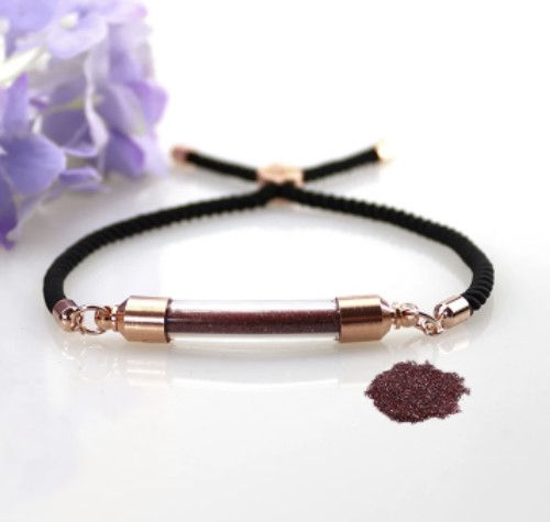 Glass Locket Urn Bracelet