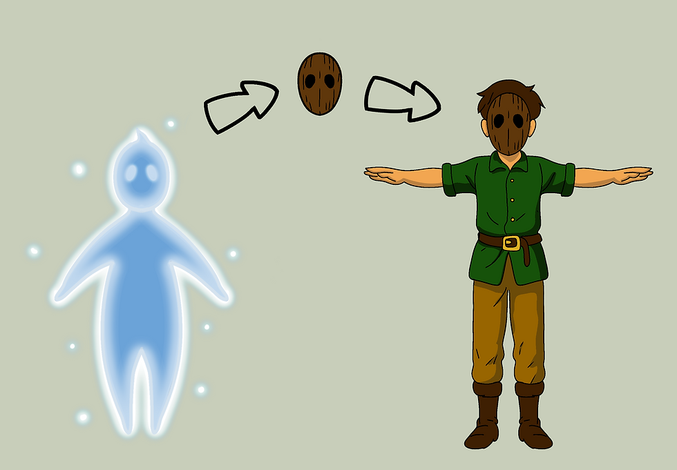 The Shadow puts a mask on and regains a physical form