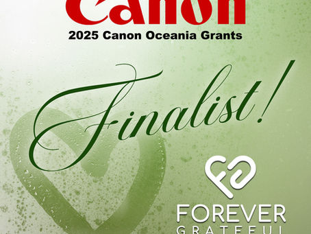 Finalist - 2025 Canon Oceania Grants.