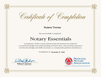 Proof of Certification