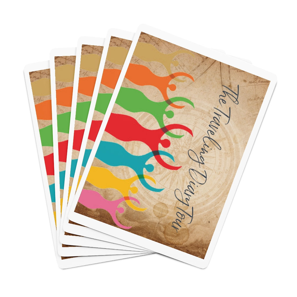 The Traveling Diary Custom Poker Cards