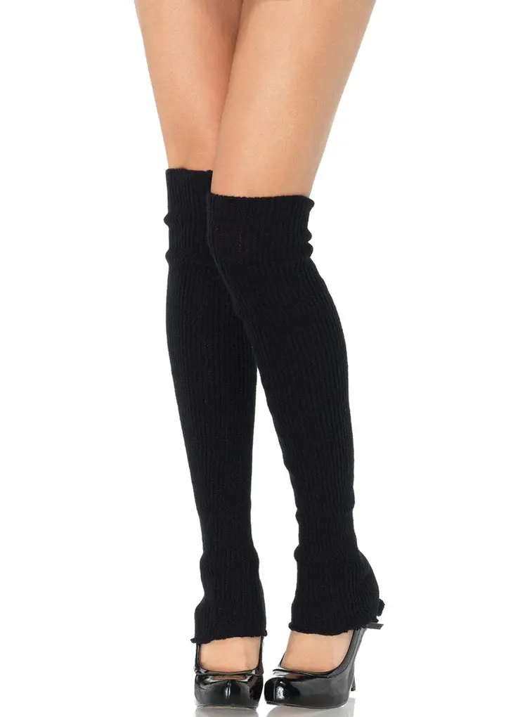 Leg Avenue - Extra Long Ribbed Knit Leg Warmers