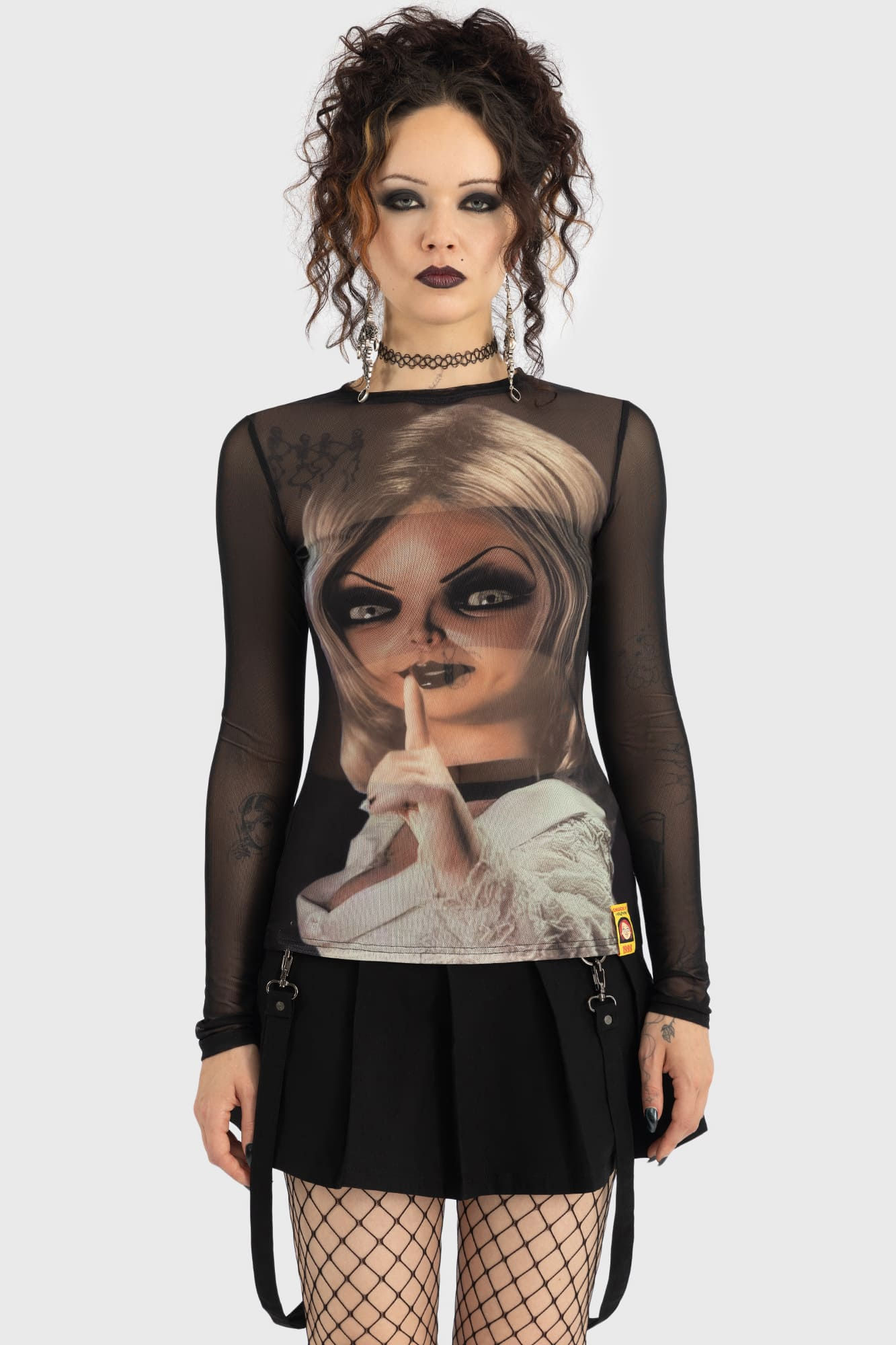 Killstar - Chucky 'You're A Doll' Mesh Top