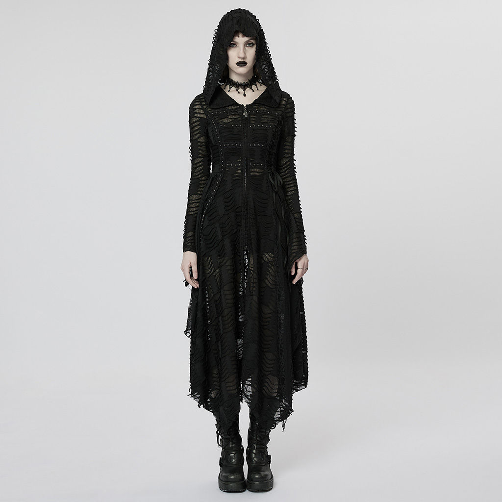 PUNK RAVE-Nightfall Shroud Coat