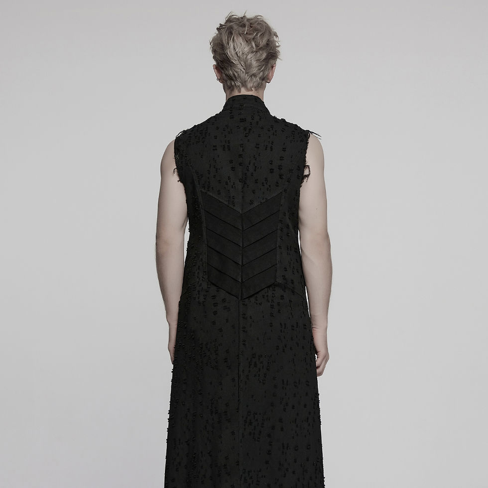 Thumbnail: PUNK RAVE-Black Knight Long Vest