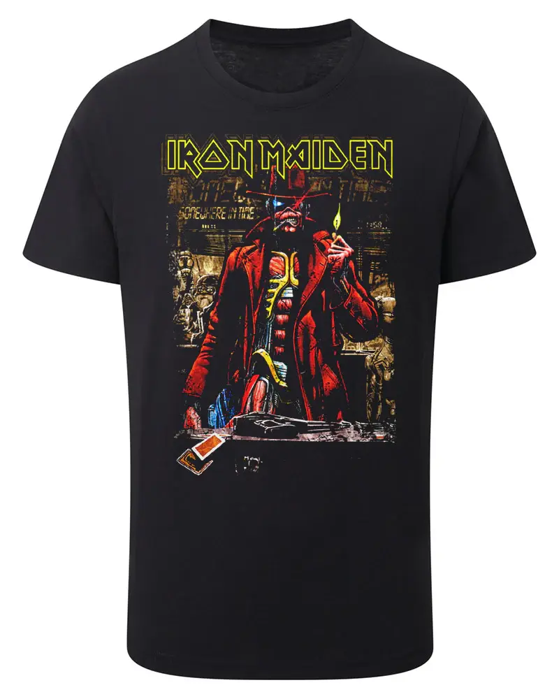 Band T-Shirts-Iron Maiden-Stranger Sepia