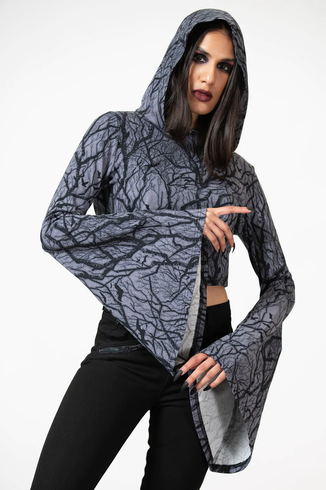 Killstar 2025 cropped hoodie
