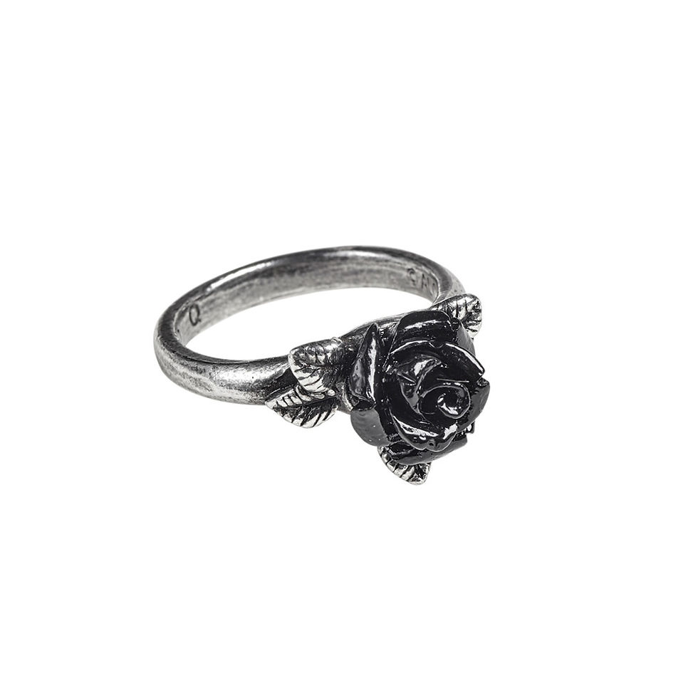 black rose ring