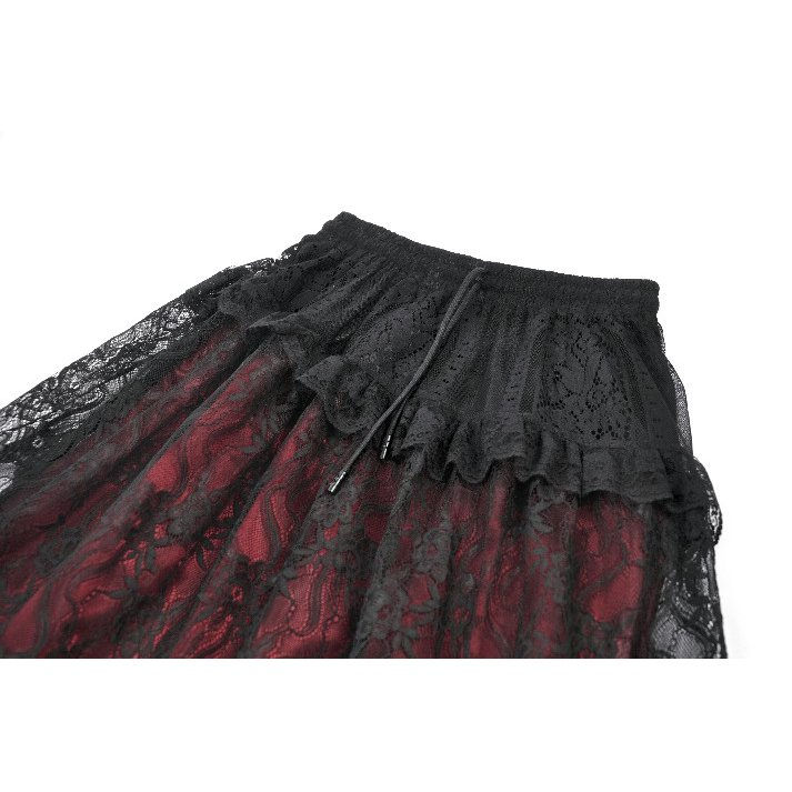 Thumbnail: Dark in Love-Witchy Hazel Layered Maxi Skirt
