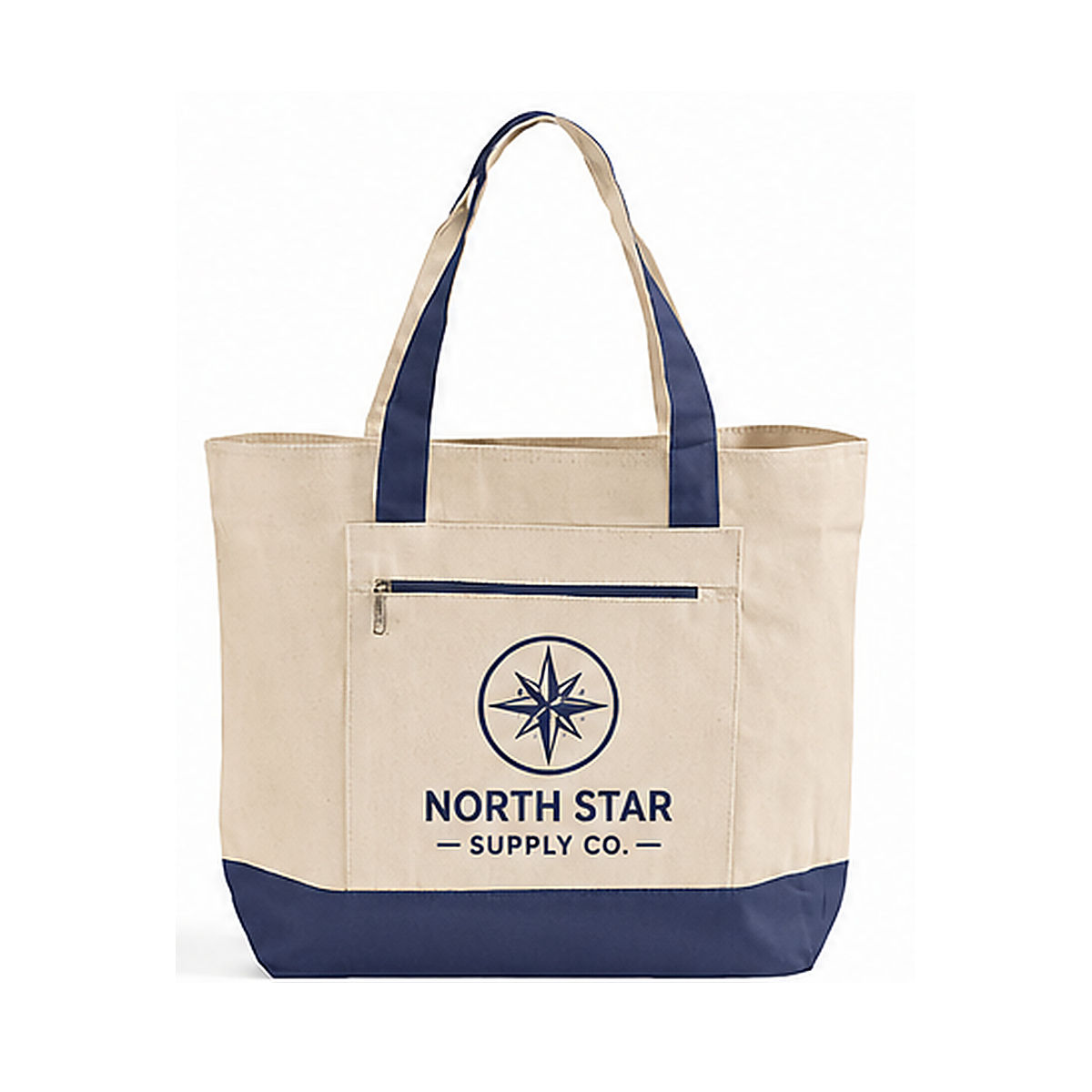 TBG-8214 Zippered Canvas Utility Tote Color